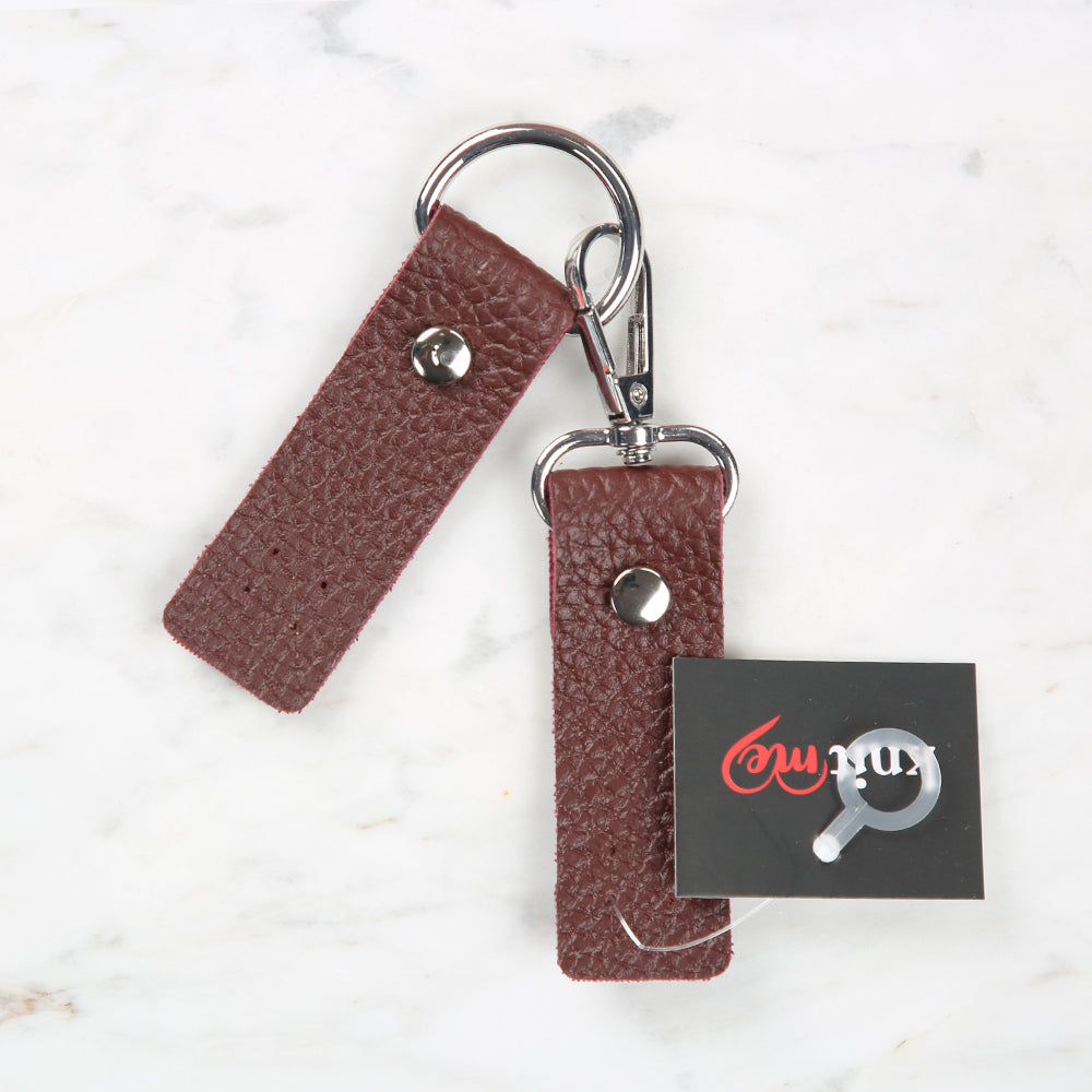 Knitme Yay Kancalı Kilit 2,5x20 cm Bordo BA-0056